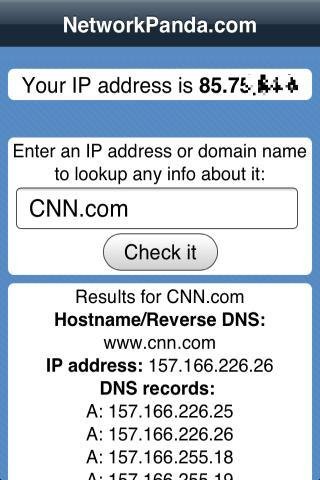 DNS Lookup and Whois截图2