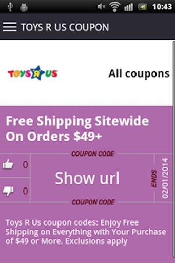 Toys Coupons截图7