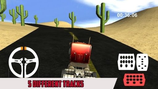 3D Highway Truck Race Game截图5