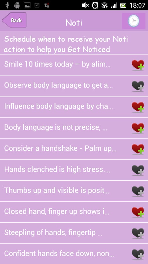 Body Language Noti截图5