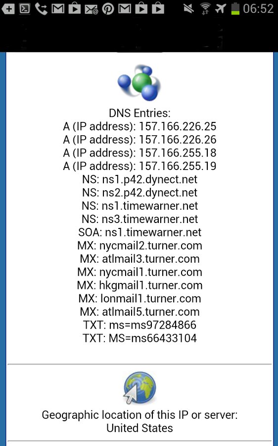 DNS Lookup and Whois截图1