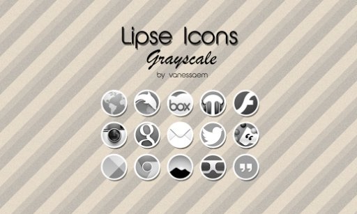 Lipse Icons Grayscale截图5