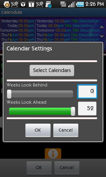 Calendula Calendar Widget截图