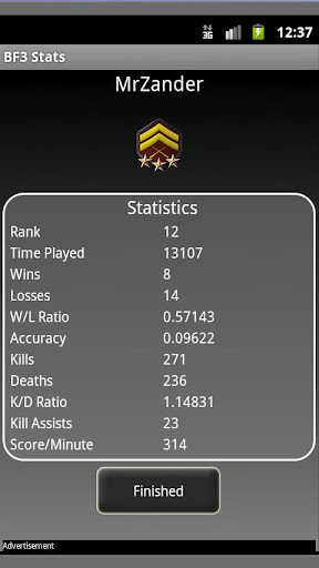 BF3 Stats Retriever截图1