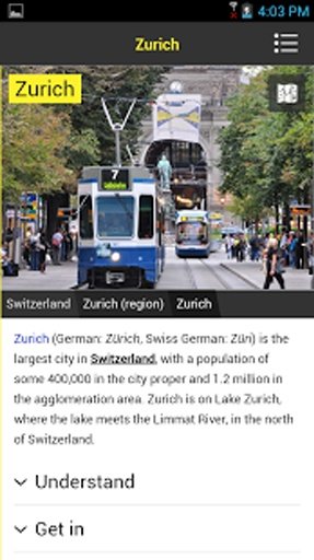 GuideWithMe Switzerland截图2