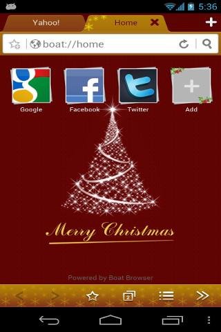 Christmas Boat Browser Theme截图5