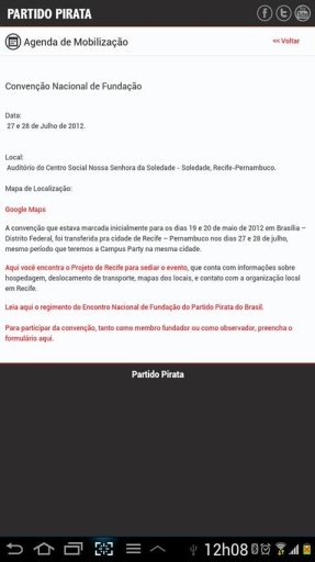 Partido Pirata Brasil截图1