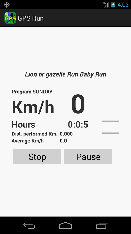 GPS Run Baby Run截图2