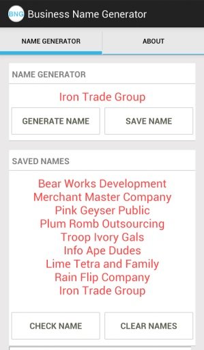 Business Name Generator截图4