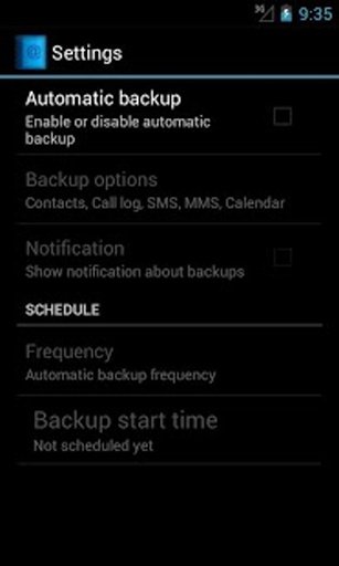 OrganizerMobile (Backup data)截图9