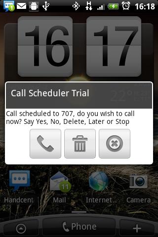 Call Scheduler Trial截图1