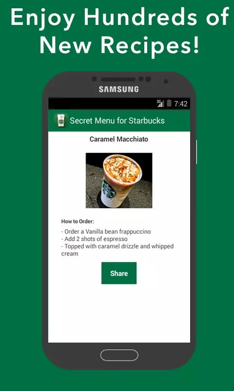 Secret Menu for Starbucks截图2