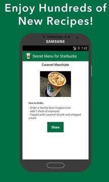 Secret Menu for Starbucks截图