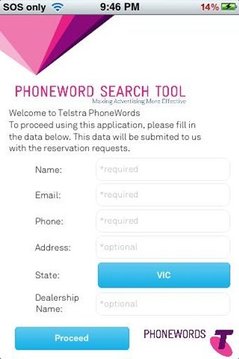 Telstra PhoneWords截图