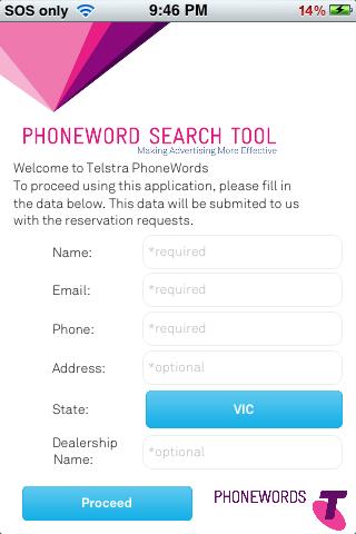 Telstra PhoneWords截图2