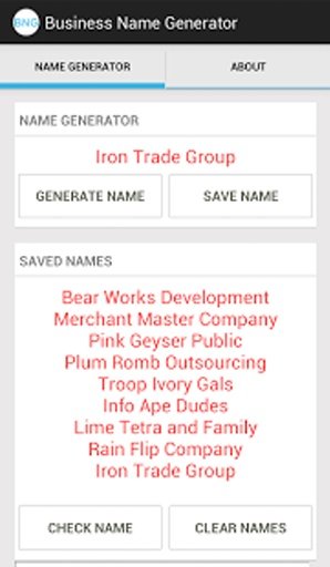 Business Name Generator截图1