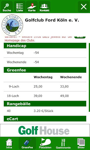 Golff&uuml;hrer - German-Golf-Guide截图1