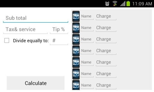 Bill Splitter and Tip Calc.截图3