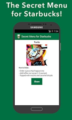 Secret Menu for Starbucks截图3