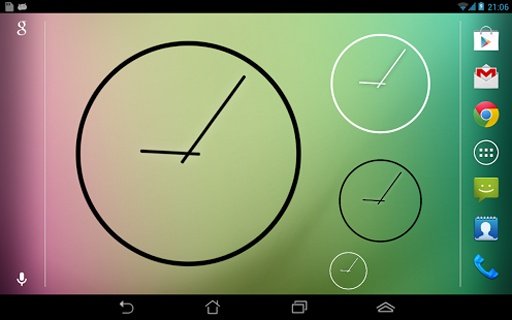 Resizable Analog Clock Widget截图4