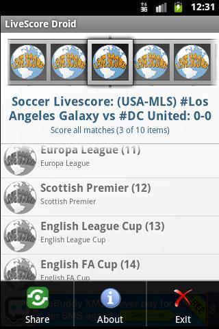 LiveScore Droid截图6