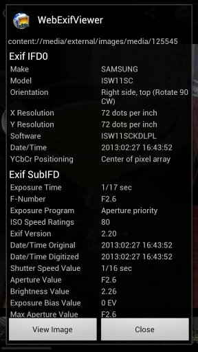 Web Exif Viewer截图1