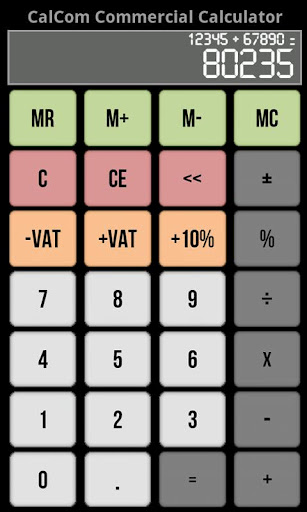 calCom - Commercial Calculator截图1