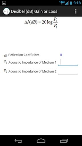 Ultrasonic Calcculator截图5