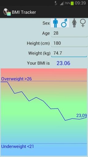 BMI追踪 BMI Tracker截图7