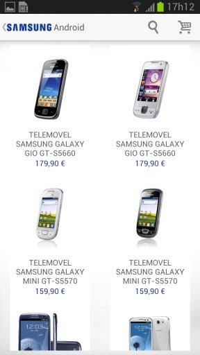 Loja Samsung Mobile Store截图1