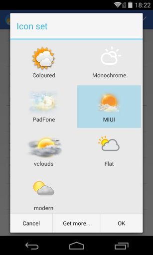 Chronus: MIUI Weather Icons截图1