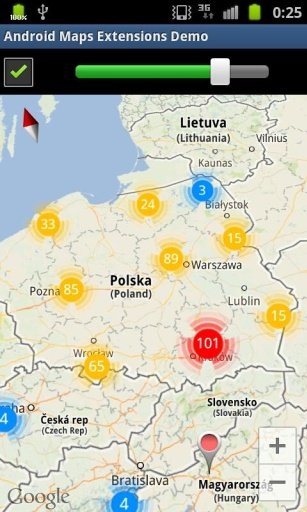 Android Maps Extensions Demo截图8