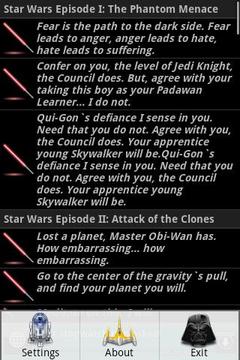 Star Wars quotes截图