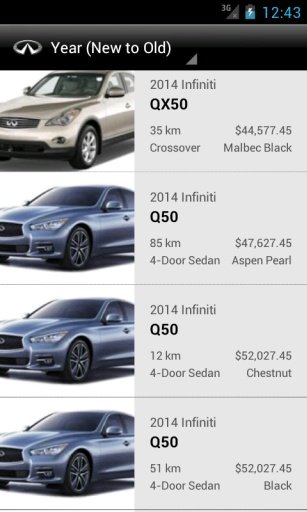 Oakville Infiniti Nissan截图8