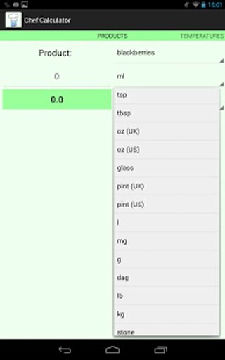 Kitchen Cooking Calculator截图2