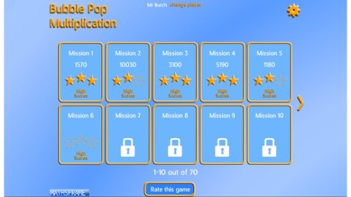 Bubble Pop Multiplication Free截图6