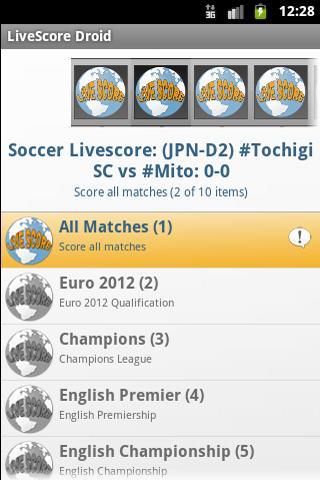 LiveScore Droid截图5