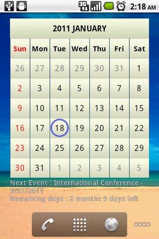 Countdown Calendar Lite截图1