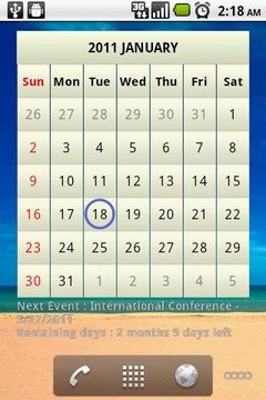 Countdown Calendar Lite截图