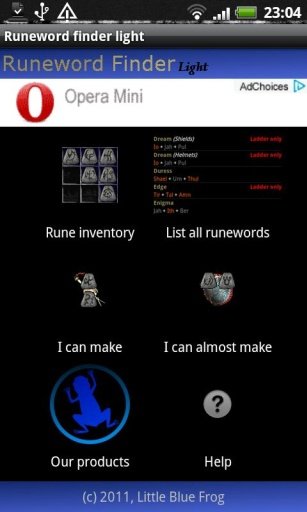 Diablo 2 Runeword finder light截图7