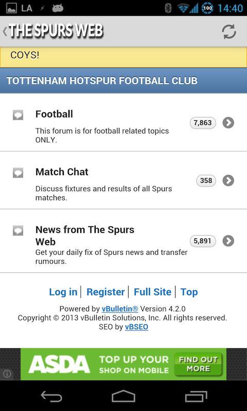 Spurs Web截图5