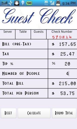 Tip Calculator by SSS截图4