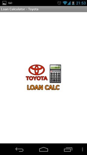 Car Loan Calculator - Toyota截图4