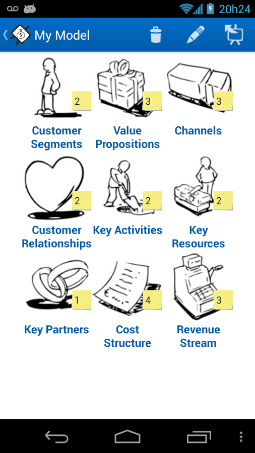 Business Model Canvas Manager截图1