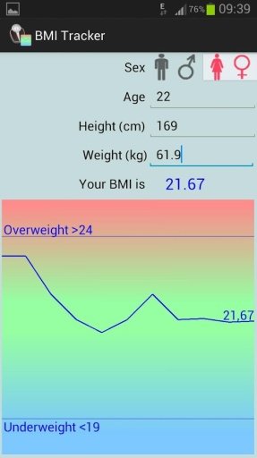 BMI追踪 BMI Tracker截图5