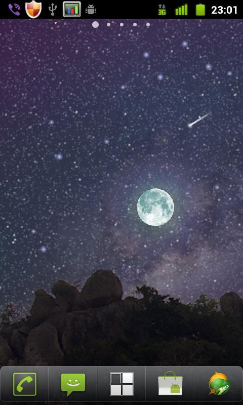 Night Sky Meteor Shower LWP截图3