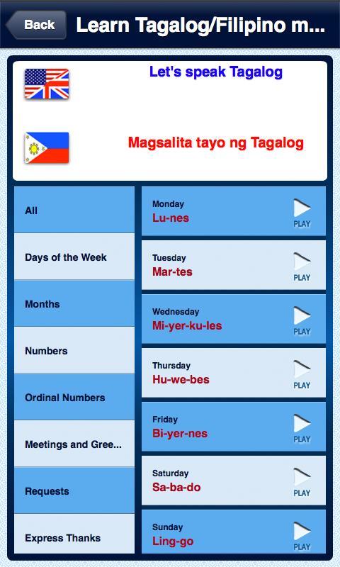 Speak Tagalog (FREE)截图4