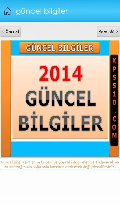 Güncel Bilgiler 2014 KPSS PMYO截图9