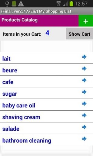 my Daily Shopping Lists截图8