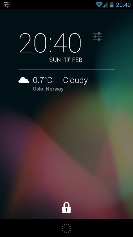 DashClock Weather (yr.no)截图1